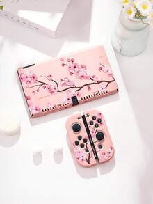 2025新款配件，粉色樱花图案保护壳/保护套，兼容Switch 2/Switch NS/Switch OLED/Lite，适用于Switch 2/Switch主机，全套包含收纳袋，Switch玩家的最佳礼物 - 彩色 - 查看 28