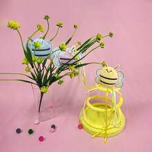 With Base Teasing Cat Toy, Self-Happy Relieving Boredom Spiral Steel Wire Spring Bee Cat Scratching Board, Cat Toy Cat Souvenirs, Fun Fun Fun Cat Star People Can't Put It Off - View 5