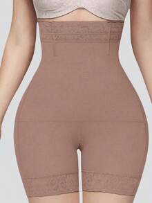 Women High Waist Tummy Control Shapewear Bottoms, High-Waisted Abdominal Control Shorts, Butt Lifting, Firm Waist And Lift Buttocks Tights, Daily Wear And Various Occasions - màu đen - Xem 4