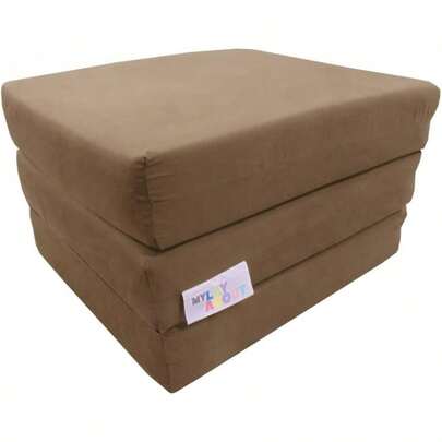 Adult Z Bed Memory Foam Fold Out/Chairbed/Mattress |   10 Colour |   Single (Pink)