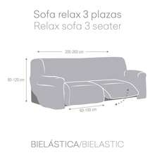 Kiva 3x2 Super Elastic Bi-Elastic Sofa Cover With Feet Together, Various Colors Available - Breathable Sofa Cover, Easy To Put On And Take Off, With Support Foams And Elastic Footrests - Light Blue - View 6