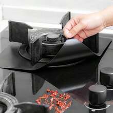 High-Quality Reusable Gas Stove Protector Mat - Heat Resistant, Oil Resistant, Non-Stick, Easy To Clean, Essential For Kitchen, Gas Stove Pad, Easy Clean Kitchen Mat, No Food Contact - 1PC - View 4