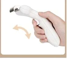 Cat And Dog Comb 26° Inclined Hair Removal Comb With Widened Comb Surface, One-Button Self-Cleaning Stainless Steel Comb Blade, Long-Haired Dog Loose Hair Cleaning Pet Comb, Efficient Hair Removal Without Sticking To Hands, Beauty Supplies Dog Daycare Games And Rewards - View 4