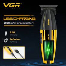 VGR Professional Wireless Electric Hair Clipper With Digital Display, High Power Adjustable Speed V-285C V-285T - Multicolor - View 6