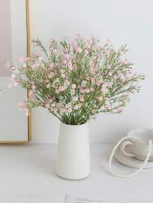 4 Bunches Artificial Baby's Breath Flower Bouquet, Artificial Flowers & Plants For Home Decor, Kitchen, Dining Table, Living Room, Bedroom, Tabletop, Engagement, Wedding, Bridal Bouquet, Party, Valentine's Day, Mother's Day, Thanksgiving, New Year, Birthday Gift - Multicolor - View 2