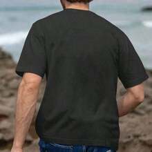Men T-Shirts - 黑色 - 查看 4