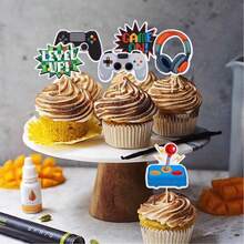 Game Themed Cake Toppers Set, Gamer Controller Cake Decorations, Birthday Party Dessert Table Decor, Gaming Console Controller Cake Topper - View 8