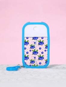 1件/套 50毫升喷雾瓶硅胶保护套，夏日白桃与水晶葡萄海洋风，方形防摔包挂件带挂绳 - 查看 5