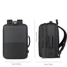 Large Capacity Multi-Function Lightweight Travel Backpack, Business Commute Laptop Backpack With High-End Feel For Men - Multicolor - View 11