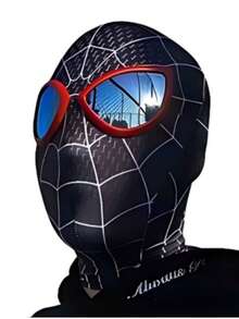 Bộ 6 mặt nạ cosplay in 3D, chất liệu Lycra, che kín mặt, phụ kiện trang phục phù hợp cho người lớn và thanh thiếu niên, món quà hoàn hảo cho người hâm mộ siêu anh hùng, mặt nạ co giãn dùng cho Halloween, tiệc sinh nhật, nhập vai. - Xem 18