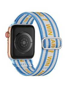 2026 USA-Canada-Mexico Soccer Themed Stretchy Watch Band, Waterproof Elastic Solo Loop Sport Strap Compatible With Apple Watch 38/40/41/42/44/45/46/49mm, For Apple Watch Series 11–1, SE & Ultra, Men & Women - World Cup Edition - View 19