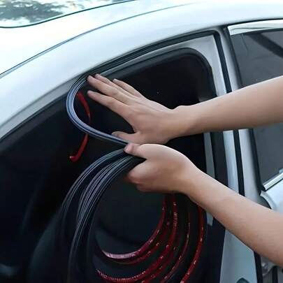 Dải gioăng cửa ô tô đa năng, dải cách âm cửa ô tô hai lớp dày dặn, 5 lỗ màu đen, dải gioăng cửa nội thất, phù hợp với mọi loại xe, dải gioăng chống thấm giảm tiếng ồn khe cửa, gioăng giảm chấn, nhiều kích cỡ có sẵn.