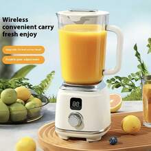 USB Mini Portable Blender & Ice Crusher, Handheld Juice Maker, Milkshake Mixer, Suitable For Ice Cubes, Milkshakes, Fruits & Vegetables, Ideal For Dorm, Office And Home Use; Mini Juicer, Portable Blender & Juicer - Multicolor - View 5