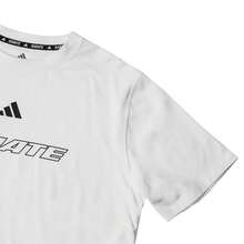 Adidas 阿迪达斯男士舒适透气休闲短袖T恤（夏季款），CLTS26K1-WB - 白色 - 查看 4