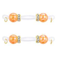 1 Pair Fake Nipple Piercings Silicone Adjustable Fit Fake Nipple Ring DIY Colorful Candy Beads Design Daily Wear Nipple Nooses Y2K Fake Nipple Rings For Women Girls - Multicolor - View 21