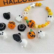 3件套手工万圣节南瓜和幽灵DIY串珠手链、项链、首饰配件 - 萬聖節 - 查看 5