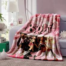 1PC Bratzs S Blankets Flannel Sofa Throw Blanket Breathable Throw Blankets,With For Couch, Bed, Camping, Travel, Office, Home Nap, Multipurpose Gift Flannel Blanket-280gsm - 多色 7 - 查看 4