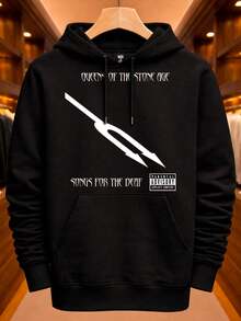 Moletom Queens of the Stone Age Songs for the Deaf Banda Hard Rock Alternativo Básica Unissex 100% Algodão Premium – Masculino e Feminino | Casual, Streetwear, Plus Size, Lançamento com Envio Imediato em Várias Cores - Preto - Visão 1
