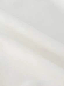 优雅轻薄双层透气休闲宽松短裤，百搭显瘦 - 白色 - 查看 6
