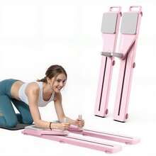 MERACH Tabla de Pilates, Placa Abdominal Multifuncional, Máquina Ab Trainer Desmontable con Diseño Antideslizante, Reformador de Pilates Portátil para Ejercicios de Core, Equipo de Gimnasio en Casa para Mujeres - Rosa - Ver 2