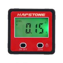 Digital Level Inclinometer With Backlight And Magnetic Base, Horizontal Angle Meter, Digital Protractor Inclinometer, Electronic Level Box, Magnetic Base Measuring Tools, Red - A - View 7