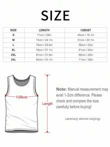 Men's Summer Letter & Palm Tree Printed Round Neck Casual Tank Top - 黑色 - 查看 6