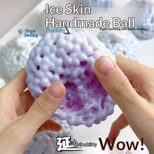 1 st. Squishy Mochi-klämleksak, handgjord mjuk stresslindrande boll, långsamt återstudsande klämleksak, perfekt present till födelsedag, högtider - Multifärgad - Visa 12