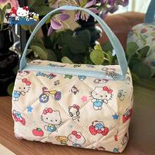 SANRIO 1 chiếc túi xách Hello Kitty dung tích lớn, túi đựng mỹ phẩm du lịch dành cho nữ - túi đựng đồ dùng vệ sinh cá nhân di động phù hợp cho kỳ nghỉ/phòng tập thể dục/công việc/hoạt động ngoài trời. - Nhiều màu - Xem 5