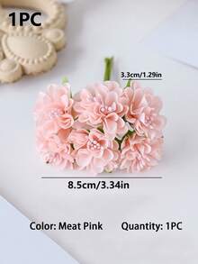 1 Strauß (6 Köpfe) künstliche Nelkenblumen, Mini-Buchstaben DIY Kranz Material, Süßigkeitenbox Zubehör, Hochzeitsdekoration Zuhause, Braut Handgelenk Corsage, Kopfschmuck Material, Neujahrs-Dekoration, Geburtstags-Torte Zubehör, Valentinstag, Abschluss, Heimdekoration, Schulanfang, Schulmaterial - Altrosa - Übersicht 7