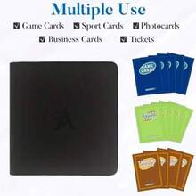 Pocket Card Album, Sports Card Album, Celebrity Card Collection, Football Player Card Collection, Basketball Player Card Collection, K-Pop Star Card Collection, Photo Card, Concert Commemorative Card Collection, Couple Photo Commemorative Card Album, Collection Album, Suitable For TCG, Sports Cards - Multicolor - View 5