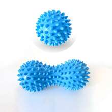 Rodillo de masaje para pies, pelota de masaje con forma de cacahuete de doble cabeza con púas, utilizada para aliviar el dolor de espalda y el arco, mejorar la movilidad - Multicolor - Ver 14