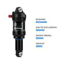 BOLANY MTB Downhill Rear Shock Damping Air Shock 165/190mm Rebound Damping Adjustable Rear Suspension For Mountain Bike Racing - Black - View 12