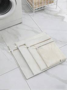 2pcs/Set S/M/L Mesh Laundry Bag, Washing Machine Protective Bag, Net Zipper Wash Bag, Bra & Lingerie Wash Bag To Prevent Deformation - View 9