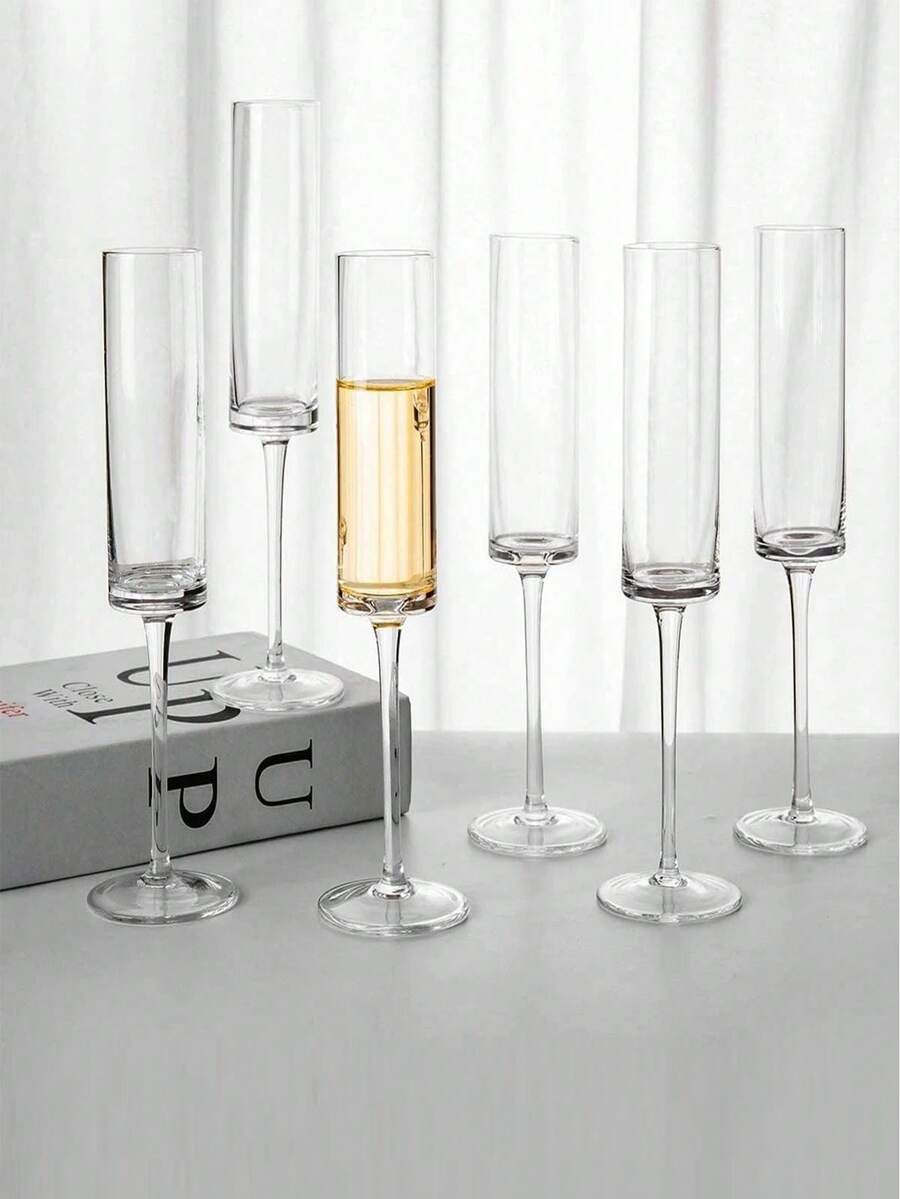 1 chiếc ly sâm panh acrylic không vỡ 5.5oz, ly sâm panh tái sử dụng, ly martini nhựa trong suốt, sang trọng dùng cho cocktail, sâm panh và món tráng miệng. - Xem 1