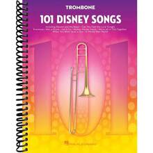 101 Disney Songs For Trombone Sheet Music Songbook | Solo Instrumental Folio For All Levels | Includes Let It Go, A Whole New World, Beauty And The Beast & More - Single Book - View 1