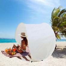 Tenda da spiaggia leggera, portatile e ad allestimento rapido, accessori essenziali per la spiaggia, traspirante e spaziosa, accessori essenziali per spiaggia e campeggio, forniture per giardino all'aperto, ideale per pesca, escursionismo e viaggi, attrezzatura estiva per attività all'aperto, riparo dal sole, tende per campeggio, tende pop-up, tenda per feste - A - Visualizzare 7