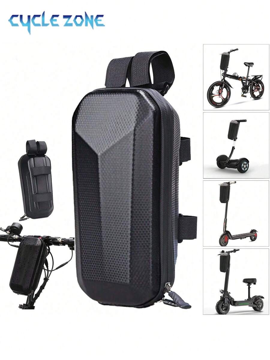 4升自行车车把包，自行车车架包，多功能便携包，自行车配件 - 彩色 - 查看 1