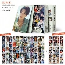 92pcs/Box 2026 SEASON'S GREETINGS (60pcs LOMO Cards + 32pcs Stickers), K-POP Fan Merchandise, Limited Edition SKZ Fan Goods, Collectible Photo Cards, Stickers - Multicolor - View 12