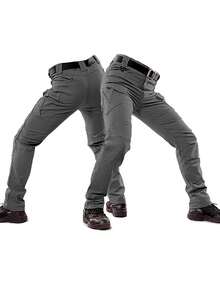 Men Pants - smoke gray - View 1