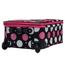 Rockland Fashion Softside - Juego de equipaje vertical - Multicolor/lunares rosas. - Ver 5