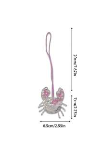 Móc khóa túi xách đính cườm thủ công, hình ly rượu vang, bia, đồ uống. - Nhiều màu - Xem 11
