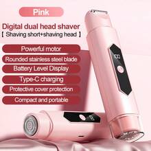 Phiên bản nâng cấp mới với pin tích hợp 300mAh, máy tỉa lông vùng bikini cho nữ, máy cạo lông vùng bikini, máy cạo điện hai đầu 2 trong 1 (phù hợp cho mọi vùng trên cơ thể), chống nước, sử dụng được cả khi ướt và khô, chuyên dụng cho vùng bikini. - Nhiều màu - Xem 13