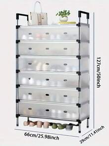 Shoe Cabinets - Silver - View 2