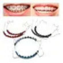 Set 2 en 1 de Tiras Blanqueadoras y Funda Dental Reutilizable, Blanqueamiento Rápido para Dientes - Conjunto de frenillos y tiras blanqueadoras - Ver 3