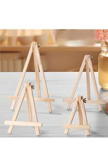 1pc Minimalist Multi-Functional Light Wood Tone Desktop Easel, Natural Wood Non-Slip Stable, Suitable For Student Painting, Home Photography, Art Sketching, General Celebration Occasions - Desktop Easel - View 10