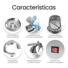 Electric Ice Crusher Stainless Steel 150W Silver Color - 銀色 - 查看 5
