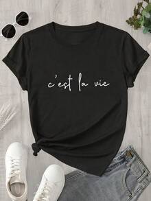 Women T-Shirts - Black - View 3