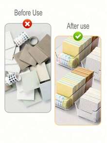 6pcs Plastic Drawer Organizer Set, Non Slip Drawer Storage Tray Large Size Divider, Multi-Functional Storage, Suitable For Domestic Scenes.Drawer/Desktop Cosmetics Storage Box, Transparent Dresser Storage Box, Anti-Drop Multi-Compartment Jewelry And Small Objects Storage, Exquisite Storage Box - 6 Items (3S+3M) - View 9