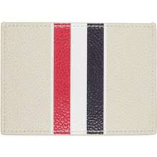 Thom Browne Beige Single Card Holder |  | Card Holders - Default - View 2