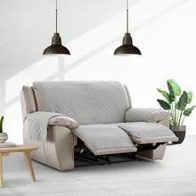 Kiva 2x2 Padded And Reversible Recliner Chair Cover, Various Colors Available - Adjustable Recliner Chair Protector, Sofa Cover, Extra Comfort And Elegant Design - Grey Norway - View 5